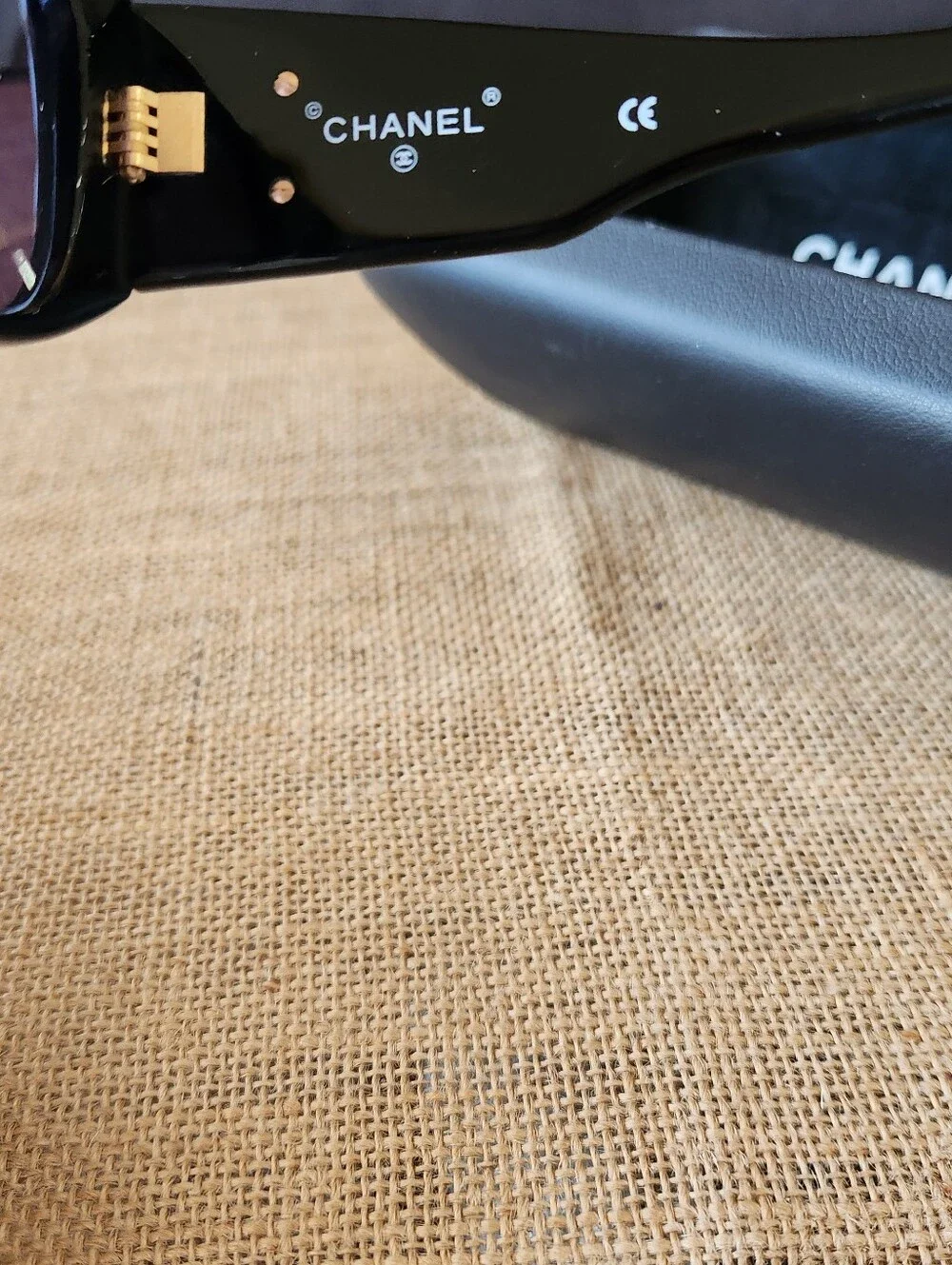 Chanel Sunglasses Black & Goldtone 01450 94305 Re Poshing From Andrews777